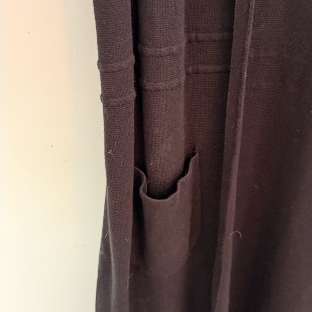 Talbots Petite Black Long Cardigan MP - Picture 7 of 12